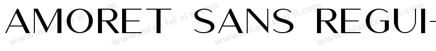 amoret sans regui字体转换